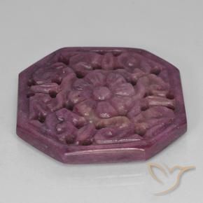 Rubis Pourpre boysenberry naturelle Octogone / coupe Émeraude, 46.06 ct, Opaque
