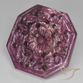 Rubis Magenta pourpre moyen naturelle Octogone / coupe Émeraude, 46.86 ct, Opaque