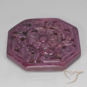 Rubis Magenta pourpre moyen naturelle Octogone / coupe Émeraude, 46.86 ct, Opaque