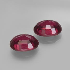 Achetez naturel 3.62ct Rouge groseille Rubis gems, Coupe ovale, En provenance Madagascar chez GemSelect. En stock, livraison internationale!