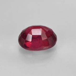 Rubis rouge naturelle coupe ovale, 2,09 ct, VS-SI