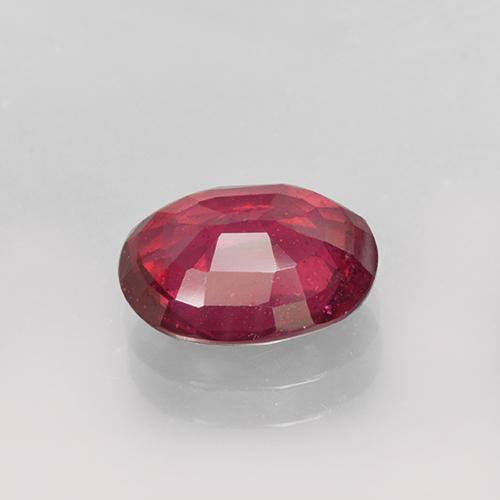 Rubis Rouge groseille naturelle Coupe ovale, 1.54 ct, VS-SI