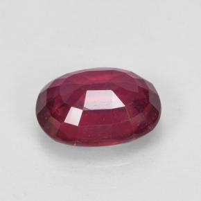 Rubis Rouge moyen-foncé naturelle Coupe ovale, 1.67 ct, VS-SI