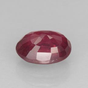 Rubis rouge naturelle coupe ovale, 1,73 ct, VS-SI