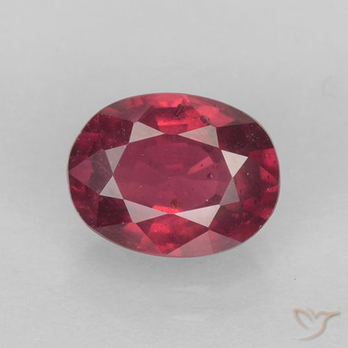 1.72ct Naturel Rouge groseille Rubis, ovale, VS-SI