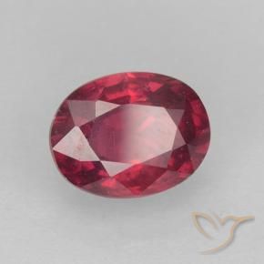 Rubis Rouge groseille naturelle ovale, 1.72 ct, VS-SI