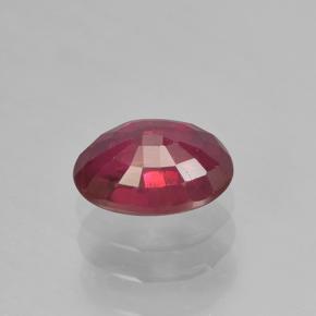 Rubis Vin rouge naturelle Coupe ovale, 0.71 ct, VS-SI