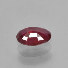 Rubis Rouge moyen naturelle Coupe ovale, 0.50 ct, VS-SI