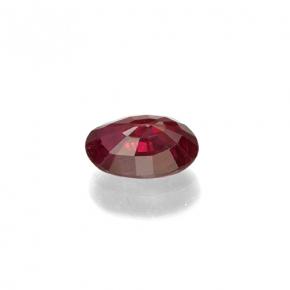 Rubis Rouge moyen naturelle Coupe ovale, 0.62 ct, VS-SI