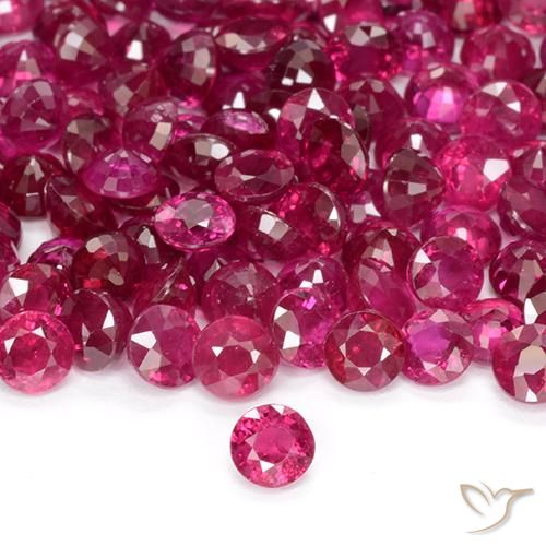 0.23ct Naturel Rouge léger Rubis, Tour, VS-SI