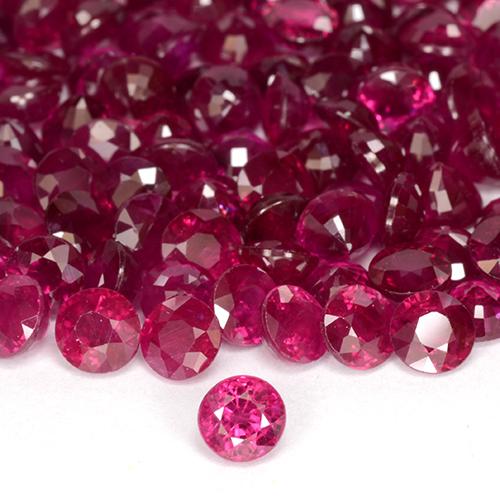 Rubis Rouge léger naturelle Tour, 0.29 ct, VS-SI