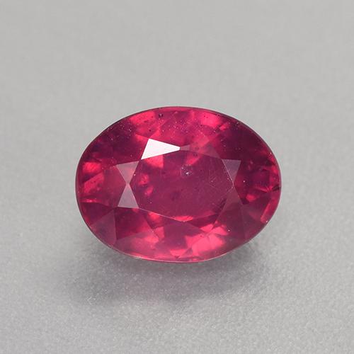 Rubis Rouge moyen-foncé naturelle Coupe ovale, 2.02 ct, VS-SI