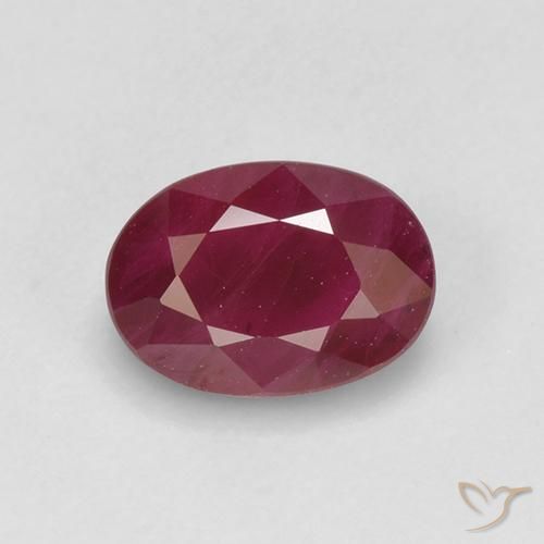 1.13ct Naturel Cramoisi profond Rubis, ovale, VS-SI