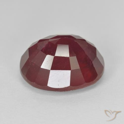 Rubis Vin rouge naturelle ovale, 11.50 ct, VS-SI