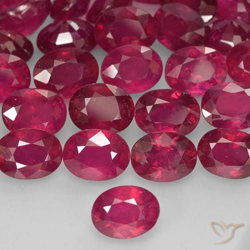 2.01ct Naturel Rouge moyen-foncé Rubis, ovale, VS-SI