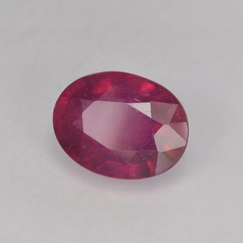 Rubis Rouge moyen naturelle ovale, 1.84 ct, VS-SI