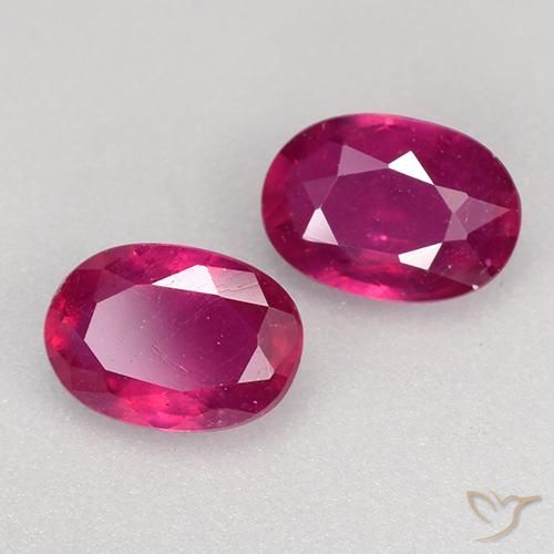 Shop natural 1.24ct Rouge léger Rubis gems, ovale, from Madagascar at GemSelect. In stock, global shipping!