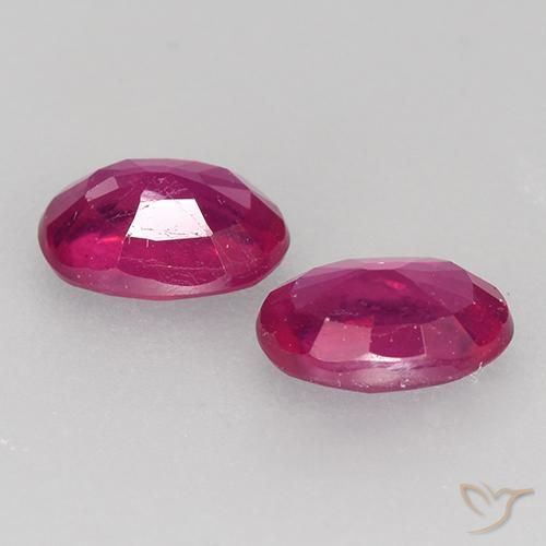 Shop natural 1.24ct Rouge léger Rubis gems, ovale, from Madagascar at GemSelect. In stock, global shipping!