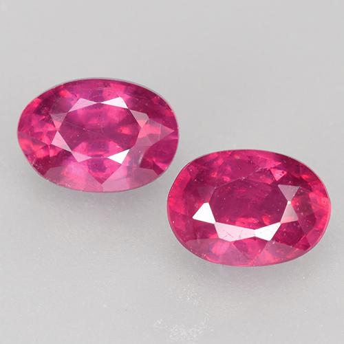 Achetez naturel 1,58ct Rouge léger Rubis gems, Coupe ovale, En provenance Madagascar chez GemSelect. En stock, livraison internationale!