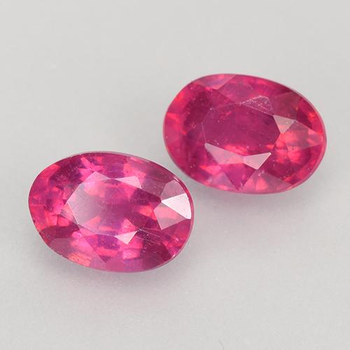 Achetez naturel 1,58ct Rouge léger Rubis gems, Coupe ovale, En provenance Madagascar chez GemSelect. En stock, livraison internationale!