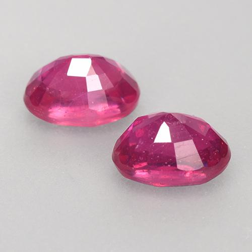 Achetez naturel 1,58ct Rouge léger Rubis gems, Coupe ovale, En provenance Madagascar chez GemSelect. En stock, livraison internationale!
