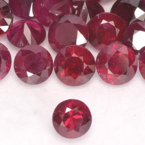 Rubis Rouge confiture naturelle Tour, 0.16 ct, VS-SI