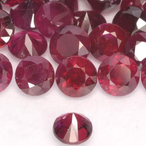 Rubis Rouge confiture naturelle Tour, 0.16 ct, VS-SI