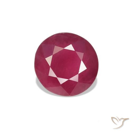 Rubis Rouge foncé naturelle Tour, 0.83 ct, VS-SI