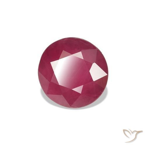 Rubis Rouge foncé naturelle Tour, 0.83 ct, VS-SI