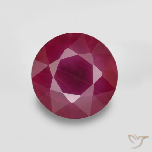 0.79ct Naturel Rouge moyen Rubis, Tour, VS-SI