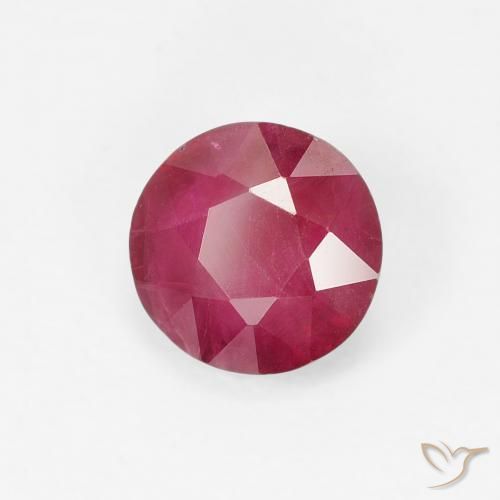 Rubis Rouge Rosâtre naturelle Tour, 0.93 ct, VS-SI