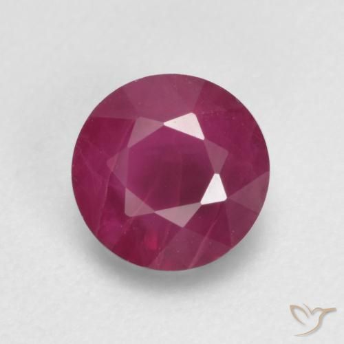 0.81ct Naturel Raisin vif Rubis, Tour, VS-SI