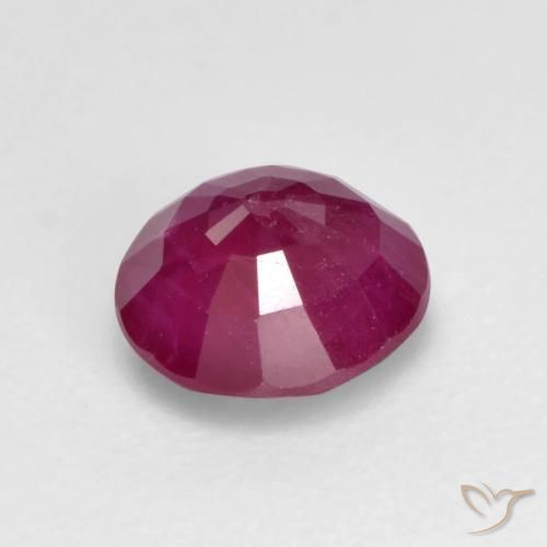Rubis Raisin vif naturelle Tour, 0.81 ct, VS-SI
