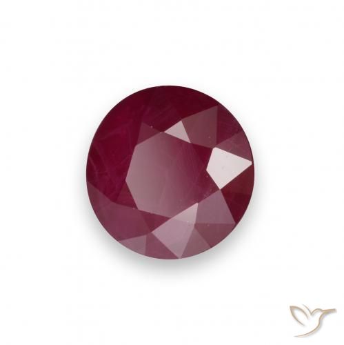Rubis Rouge foncé naturelle Tour, 0.96 ct, VS-SI