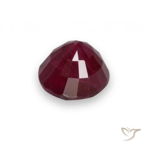 Rubis Rouge foncé naturelle Tour, 0.96 ct, VS-SI