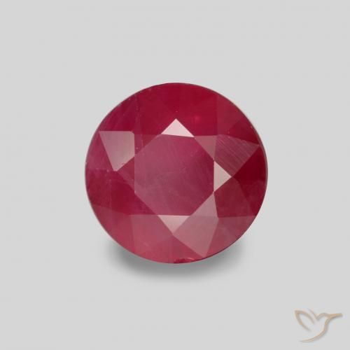 0.87ct Naturel Rouge confiture Rubis, Tour, VS-SI