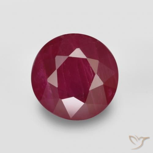 0.88ct Naturel Vin rouge Rubis, Tour, VS-SI