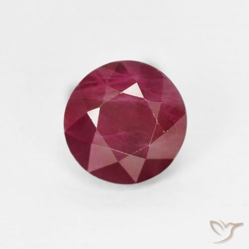 1.06ct Naturel Rouge foncé Rubis, Tour, VS-SI