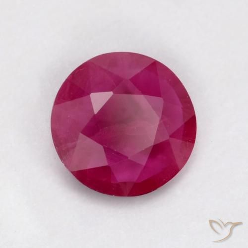 Rubis Rouge léger naturelle Tour, 0.54 ct, VS-SI