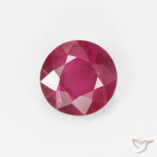 0.81ct Naturel Rouge foncé Rubis, Tour, VS-SI
