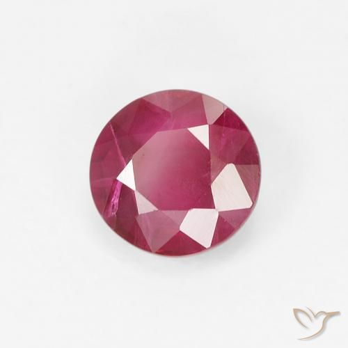 Rubis Rouge foncé naturelle Tour, 0.81 ct, VS-SI