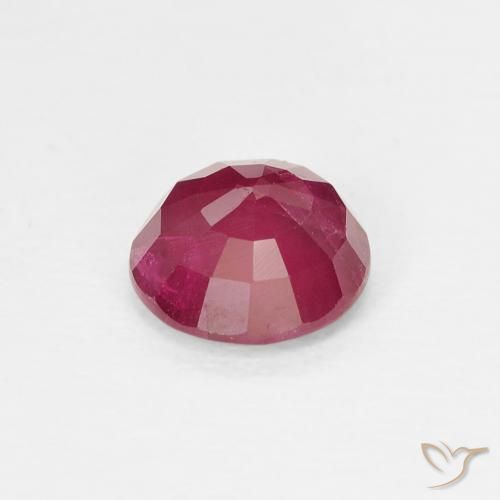 Rubis Rouge foncé naturelle Tour, 0.81 ct, VS-SI