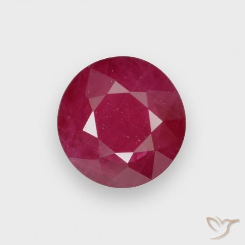 0.66ct Naturel Rouge moyen Rubis, Tour, VS-SI