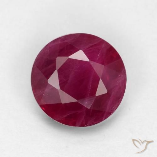 0.73ct Naturel Rouge moyen Rubis, Tour, VS-SI