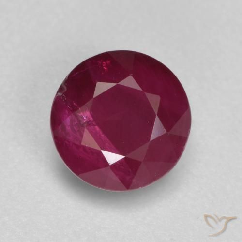 0.94ct Naturel Rouge moyen Rubis, Tour, SI