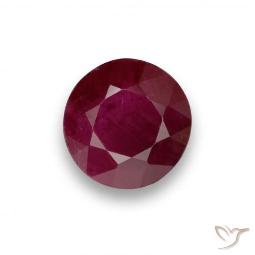 0.90ct Naturel Vin rouge Rubis, Tour, VS-SI