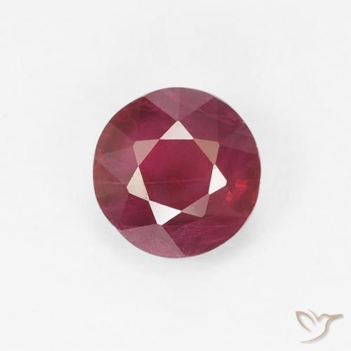 0.84ct Naturel Rouge foncé Rubis, Tour, VS-SI