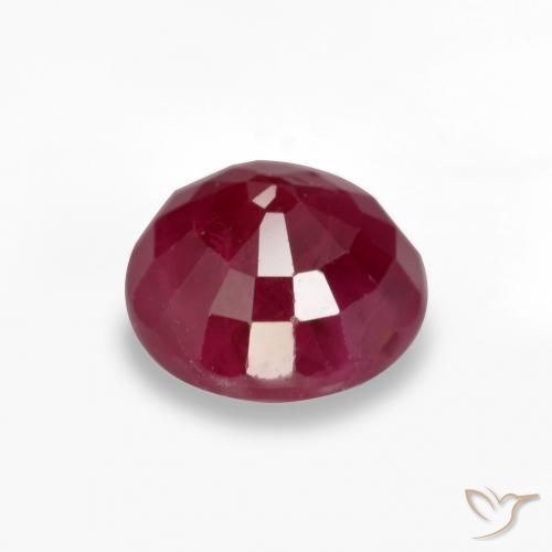 Rubis Rouge foncé naturelle Tour, 1.03 ct, VS-SI