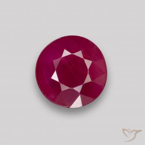 0.87ct Naturel Vin rouge Rubis, Tour, VS-SI