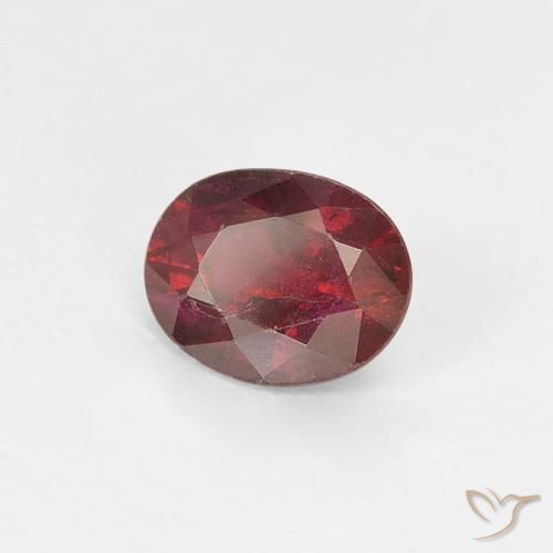 Rubis Rouge vif naturelle ovale, 0.44 ct, VS-SI